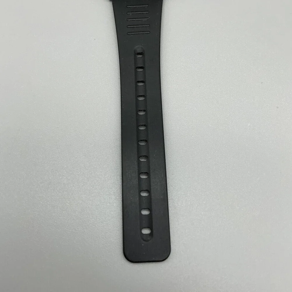 Digitech Data Bank 50 Mens Watch 36mm Digital Black Rubber Strap New Battery